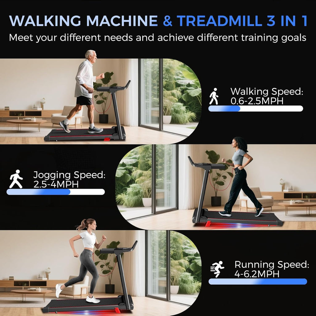 Smart Foldable Home Treadmill
