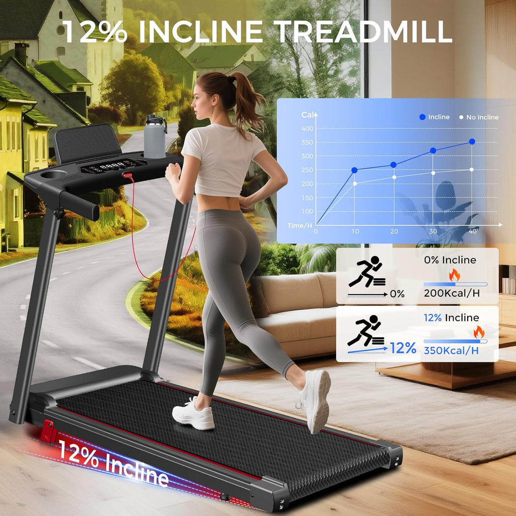 Smart Foldable Home Treadmill