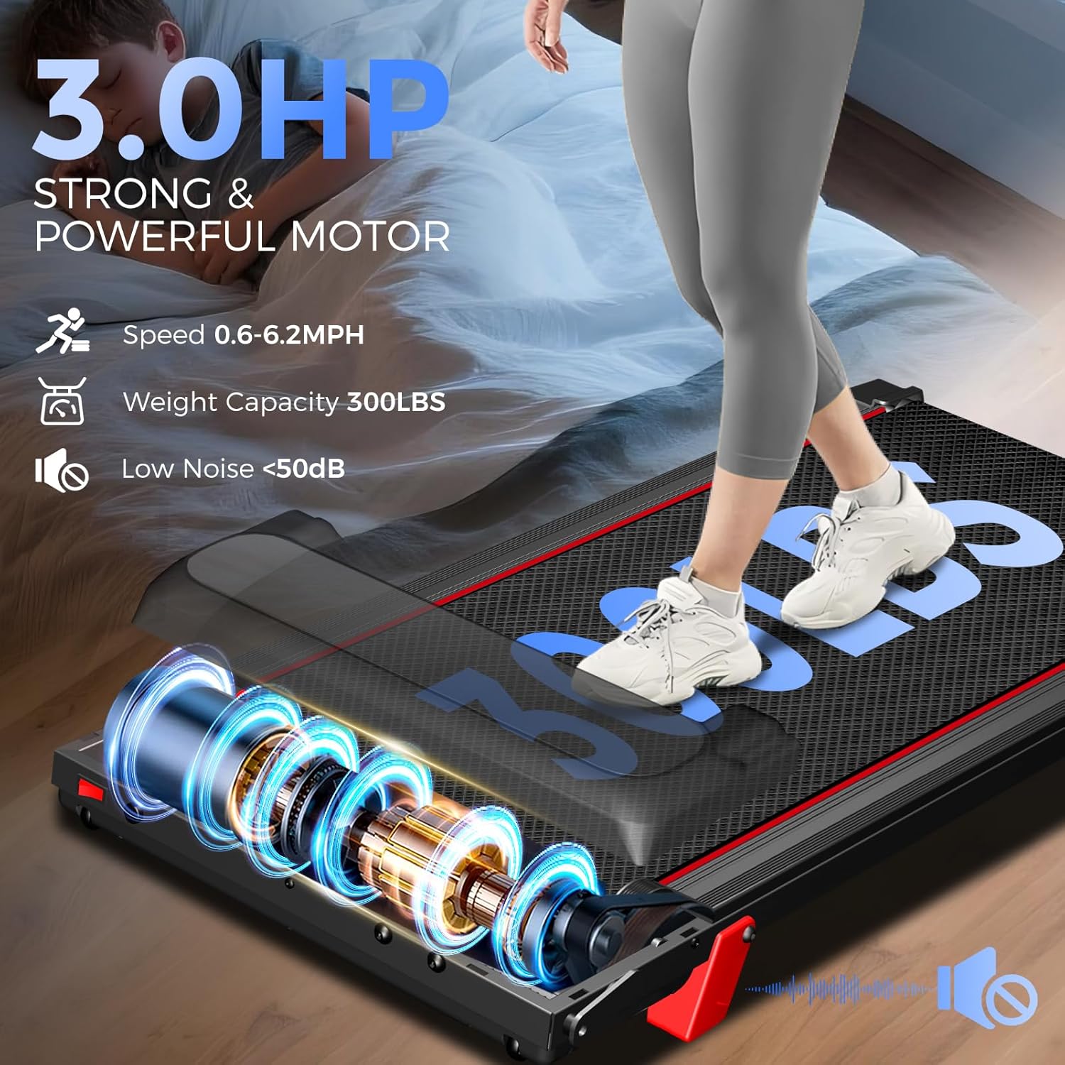 Smart Foldable Home Treadmill