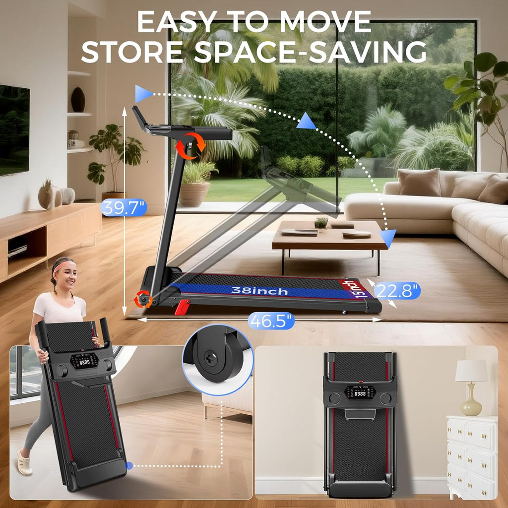 Smart Foldable Home Treadmill